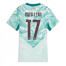 Portugal Rafael Leao #17 Borte skjorte til dame VM 2026 Kortermet